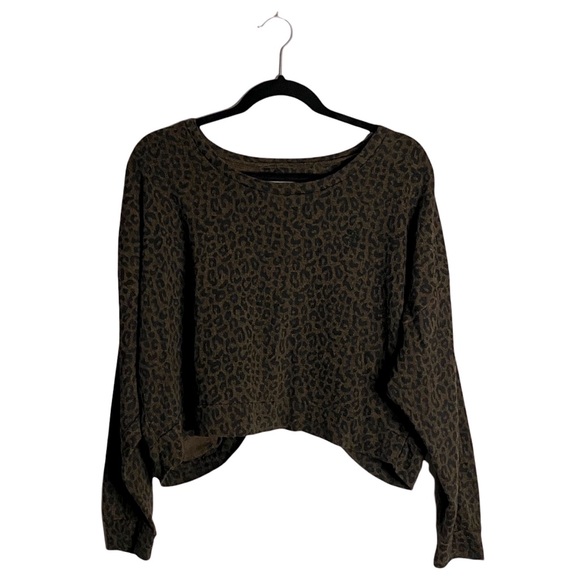 Obey Propaganda Tops - Obey Propaganda Women's Leopard Print Crop Top